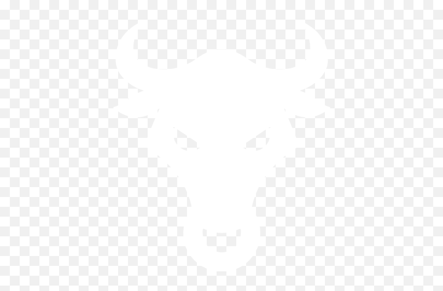 White Bull Icon - White Bull Head Png Emoji,Black Bull Emoticon