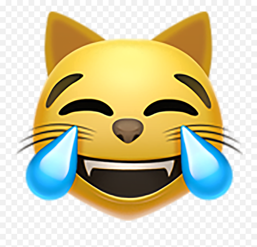 Emoji Telegram Stickers - Cat Laughing Emoji,Viber Emoticons And Meaning