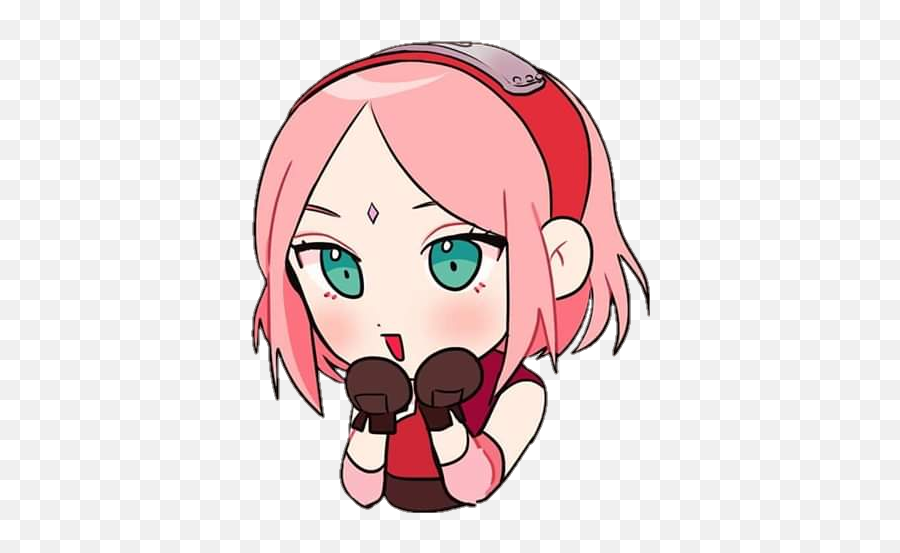 Sakura Sakuraharuno Sakurauchiha - Sakura Haruno Chibi Kawaii Emoji,Haruno Sakura Emojis