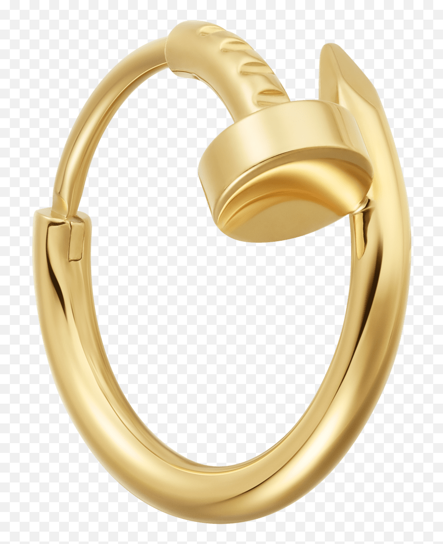Crb8301446 - Juste Un Clou Earring Yellow Gold Cartier Cartier Un Clou Earring Emoji,Facebook Emoticons New Old Tumblr