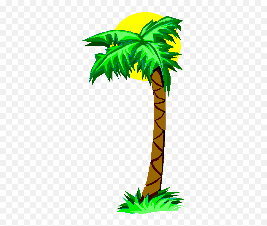 Palm Tree Clip Art - Palm Tree Cartoon Free Emoji,Unicode Emoticon Palm Tree