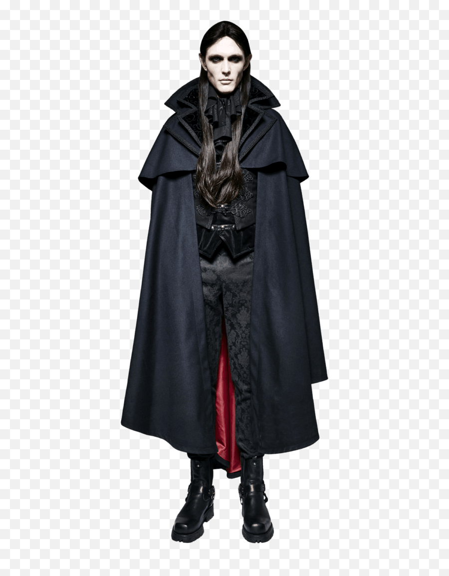 Gothic Vampire Count Cape - Vampire Manteau Emoji,Group Emoji Costumes