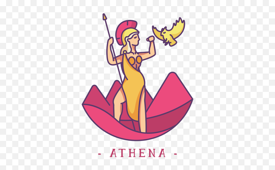 Athena Greek God Character Transparent Png U0026 Svg Vector Emoji,Wisdom And Emotion Greek Gods