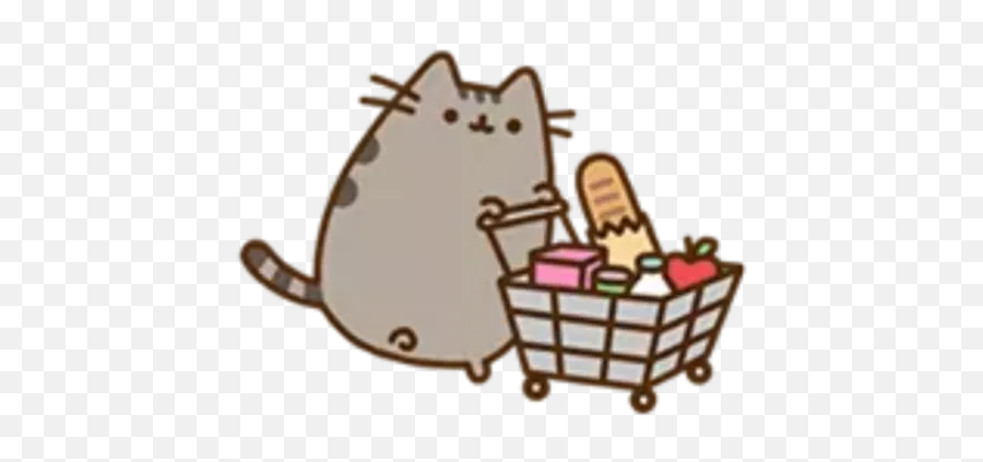 Cat By - Sticker Maker For Whatsapp Emoji,Shopping Cart Flower Emoji