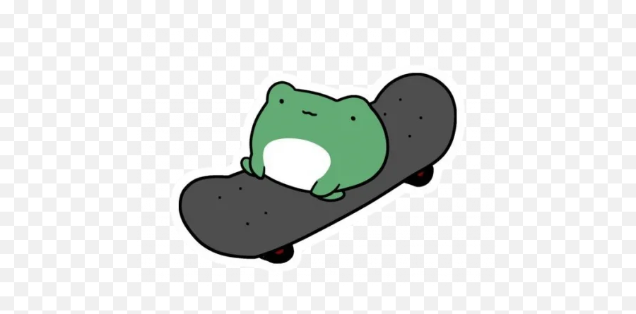 Telegram Sticker From Froggy Pack Emoji,Skatebaord Emoji