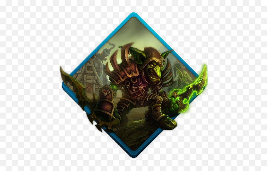 Wow Goblin Icon Water Gaming Iconset Tooschee - Goblin Wow Emoji,Goblin Emoji