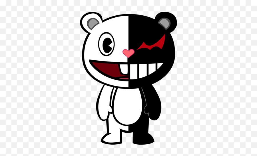 Mfw The Final Boss Of Pac - Monokuma Happy Tree Friends Emoji,Monokuma Emoticon