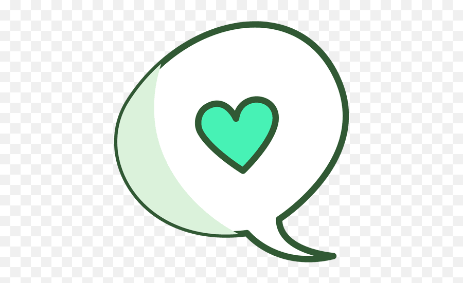 Heart Chat Bubble - Burbuja Love Chat Png Emoji,Chat Bubble Emoji