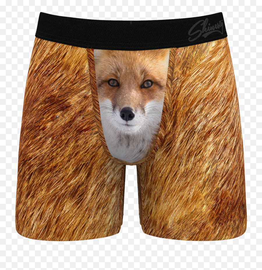 The Fox And The Pound Fox Ball Hammock Pouch Underwear - Underpants Fox Emoji,Lion Tiger Crocodile Emoji