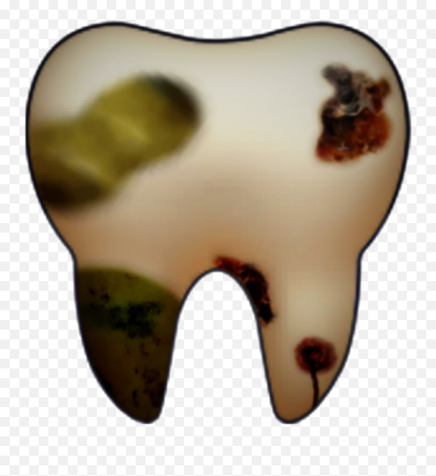 Emojis Tooth Rotten Cavities Blood Sticker By Cae - Canine Tooth Emoji,Trippy Emojis