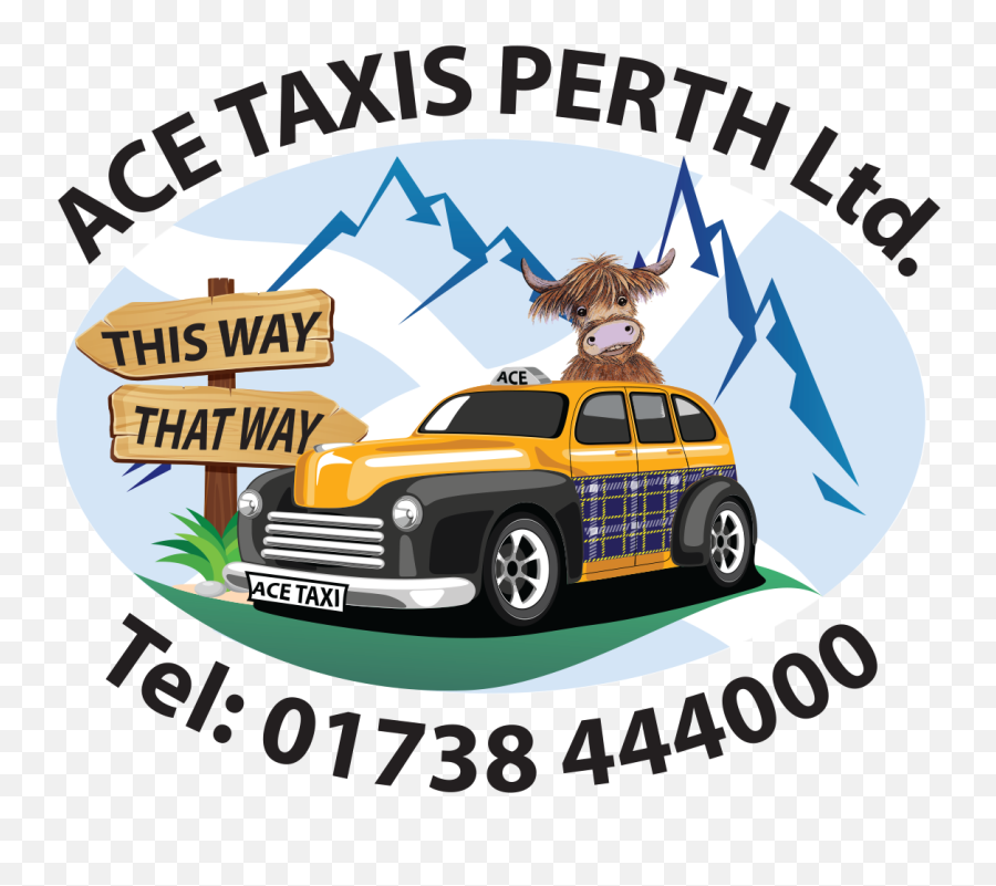 Ace Taxis Perth Scotland - Automotive Decal Emoji,Crazy On Emotion - Ace