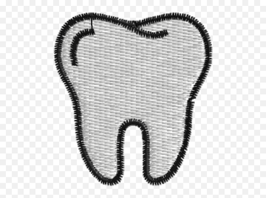 Matriz De Bordado Dente - Matriz De Bordado Dente Emoji,Emoticon De Dentes
