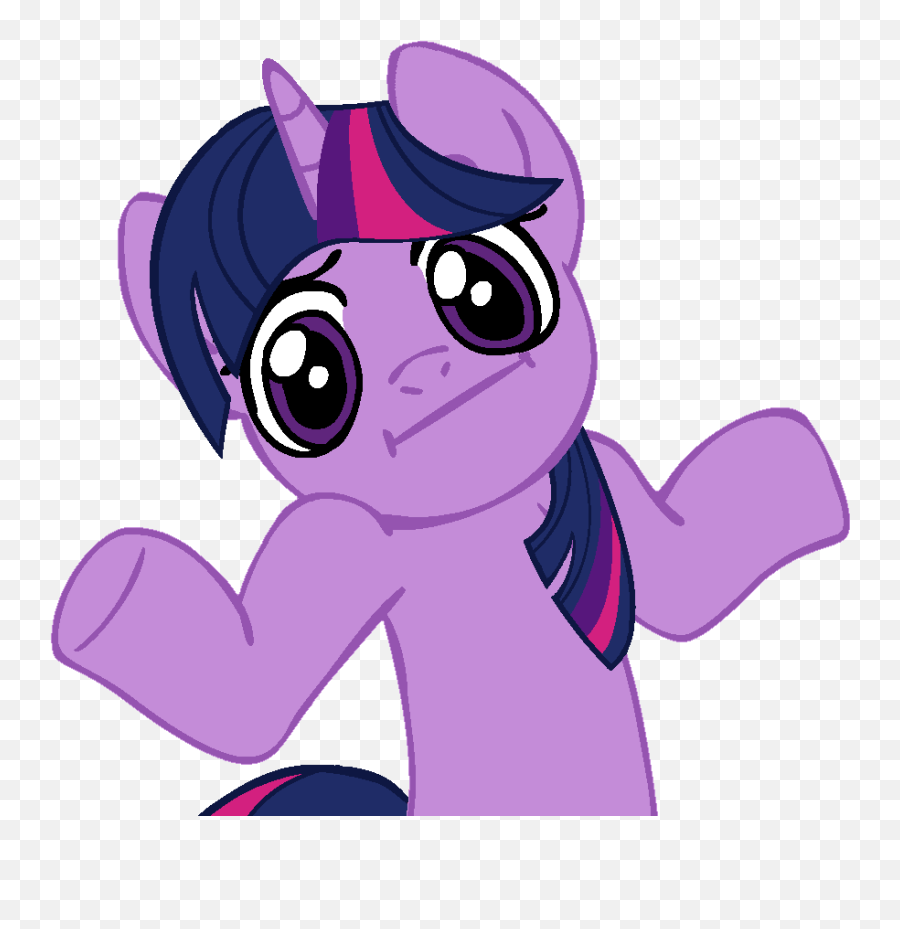 Weekly Round - Pony Shrug Emoji,Brohoof Emotion