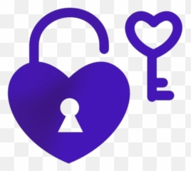 Heart Png Hd Images Stickers Vectors - Lock And Key Silhouette Emoji,Broken Heart Emoji Keys