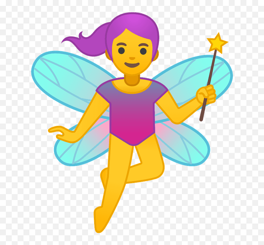 Woman Fairy Emoji Clipart - Fairy Emoji Png,Download Woman Emoji