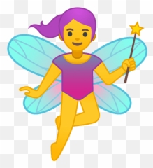 Woman Fairy Emoji Clipart - Fairy Emoji Png,Download Woman Emoji