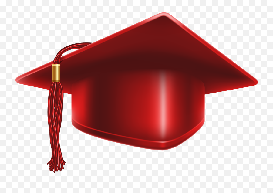 Royalty Free Download Maroon Graduation Cap Clipart - Red Transparent Background Graduation Cap Red Emoji,Gradutuation Cap Emoticon