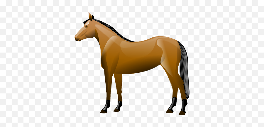 Free Horse Icon 32130 - Free Icons Library Horse Side View Transparent Emoji,Horses Emoticon
