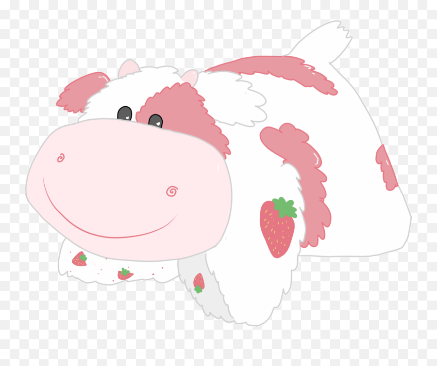 Strawberries Pillowpet Sticker By Fruggy - Soft Emoji,Emoji Pillow Pet