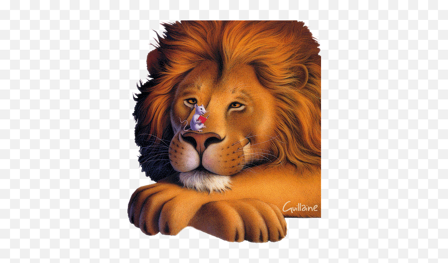 Lion Animé Dessin Du0027animal Art Animalier Illustration De - Animated Lion Love Gif Emoji,Charice Pempengco Emotions