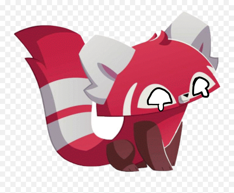 Animaljam Red Panda Redpanda Sticker By Fire - Fictional Character Emoji,Red Panda Emoji