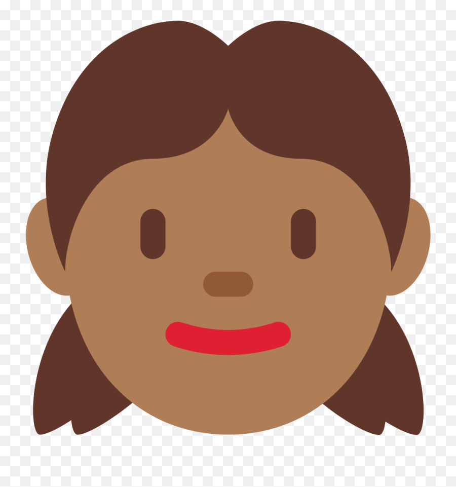 Girl Emoji With Medium - Dark Skin Tone Meaning And Pictures Emoji,Virgo Emoji