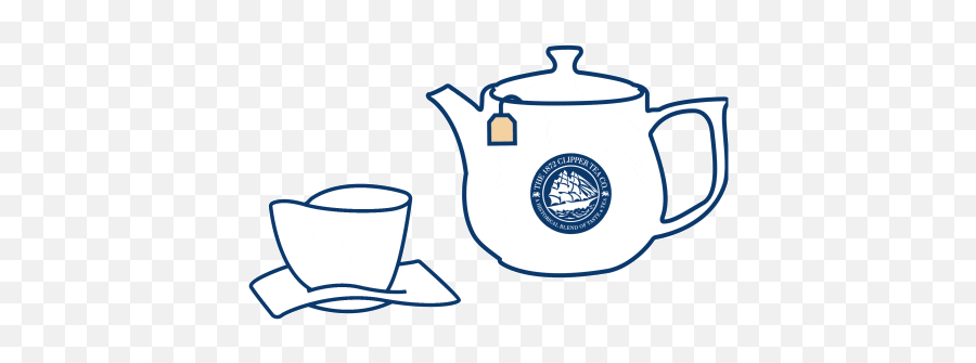 Pin - Clipper Tea Emoji,Sipping Tea Emojis