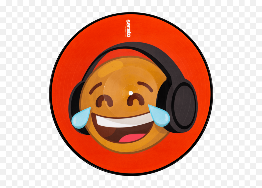 Serato Control Vinyl - Thinking And Crying Emoji Pair Serato,Shipping Emoticon