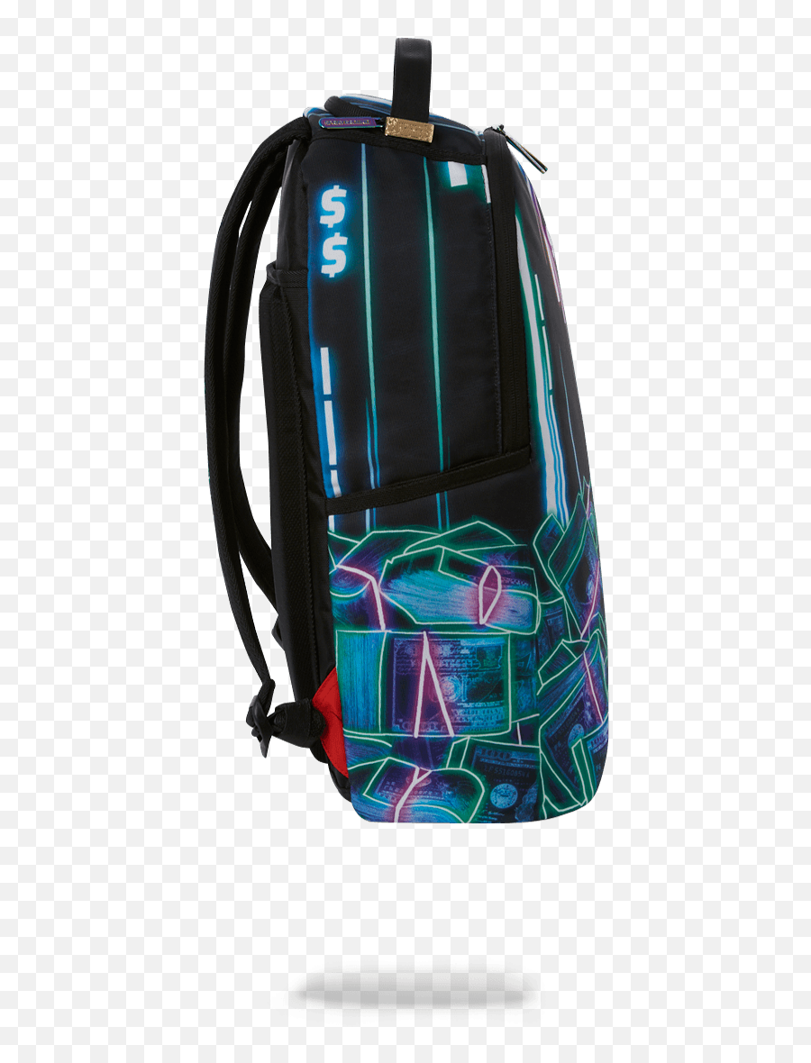 Neon Money Backpack - Hiking Equipment Emoji,Emoji Travel Bags