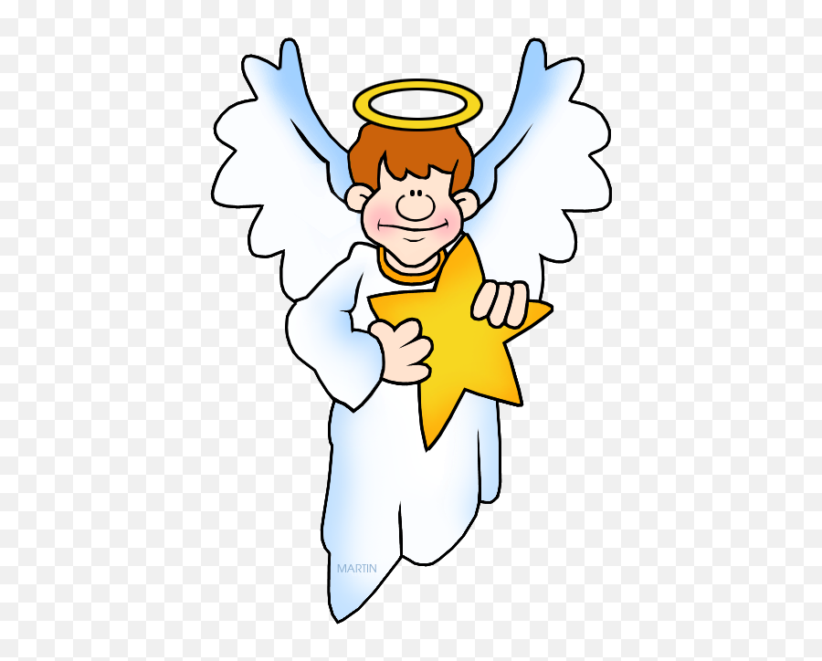 Angel Clipart Phillip Martin - Phillip Martin Clipart Angel Emoji,Christmas Emoticons Nativity