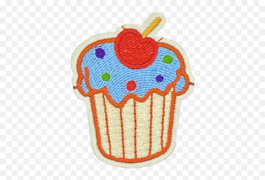 Food Patches - Baking Cup Emoji,Emoji Sew On Appliques