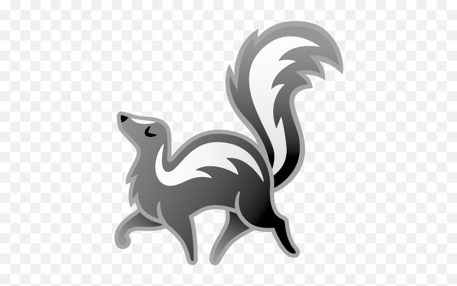 Skunk Emoji - Android Skunk Emoji,Skunk Emoji