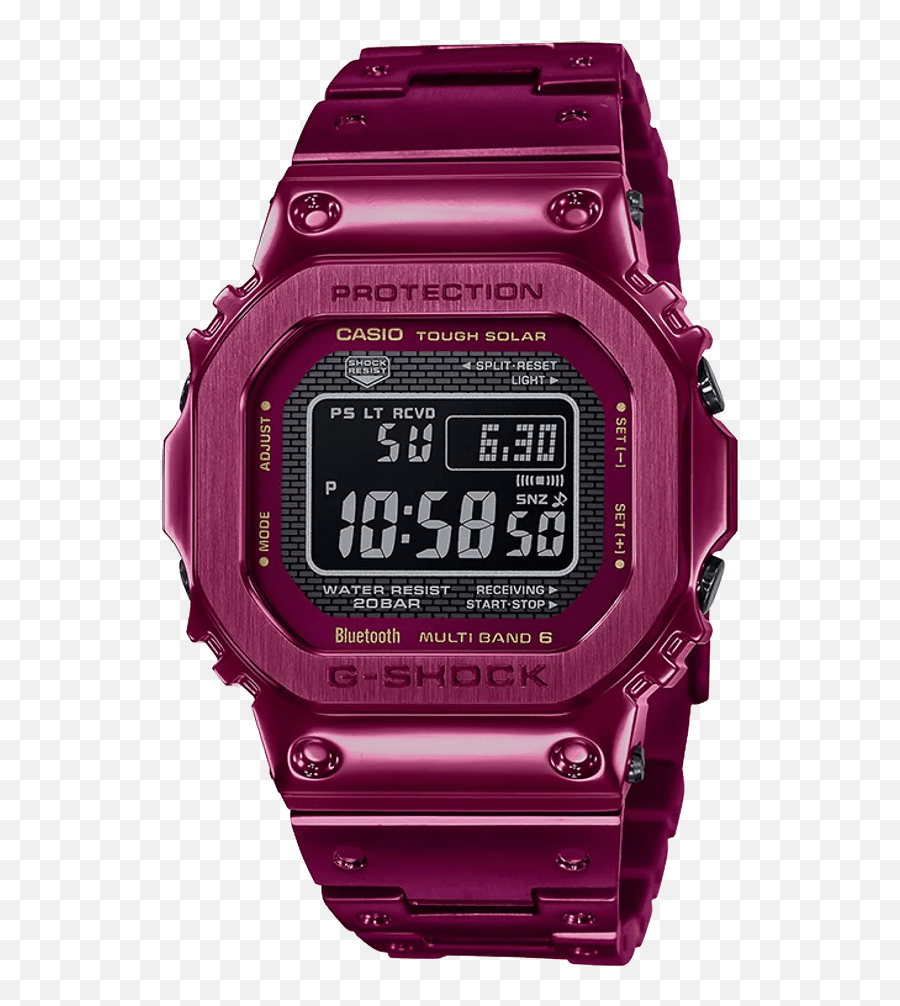 G - Shock Digital Red Allmetal Solar Menu0027s Watch Gmwb5000rd4 Emoji,Solar Emotion Part 2