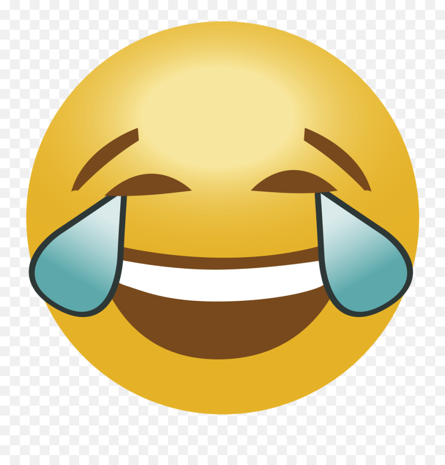 Laugh Crying Emoji Emoticon - Crying Laughing Emoji Vector,Emoji Emoticons Faces