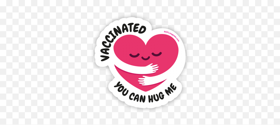 Vaccinated - Hug Me Emoji,Srdicko Emoji