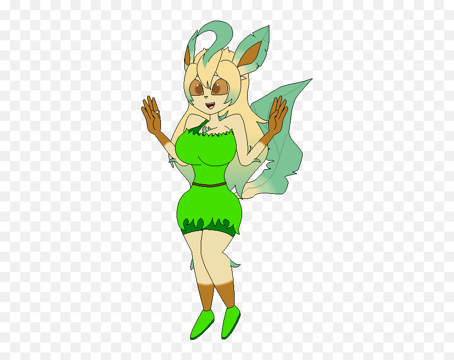 Flora Leafeon 2 By Redryan2009 - Fur Affinity Dot Net Emoji,Espeon Pokemon Emotion