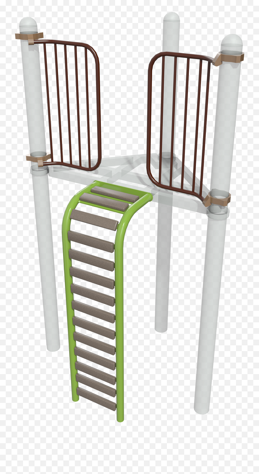 Wood Plank Ladder 90 Tri - Deck New Landscape Structures Emoji,Emotion Ladder