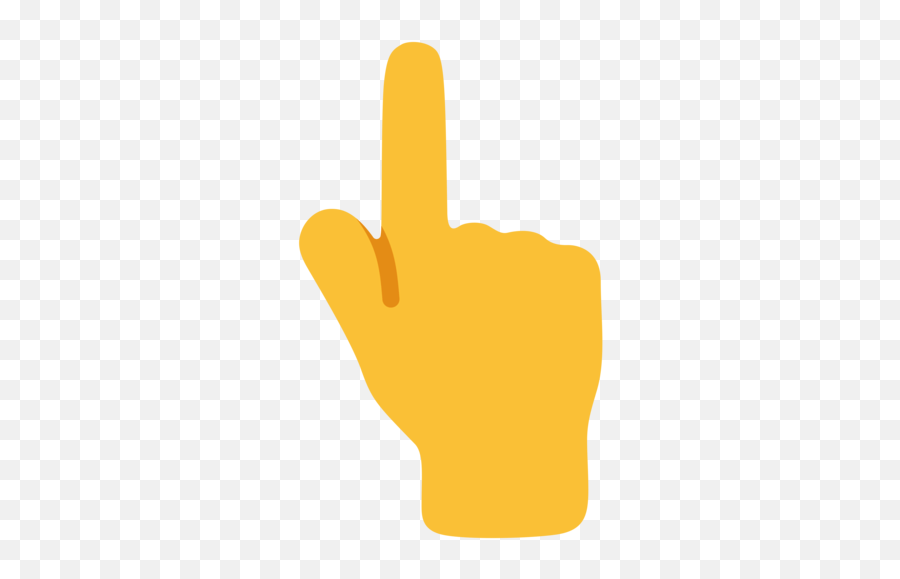 Hand With Raised Index Finger Emoji,Mano Abajo Emoticon Png