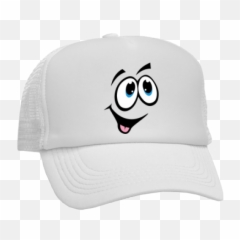 Admiring Smiley Face Kinder Mesh Cap Emoji,Le Lenny Emoticons