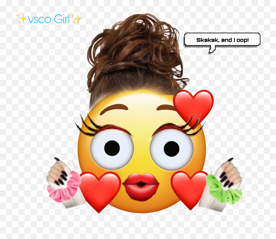 Vscogirlcheck Sticker - Happy Emoji,Maryland Emoji