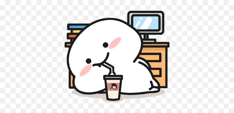 Telegram Sticker From Stickersmeli Pack Emoji,No Bean Emoji