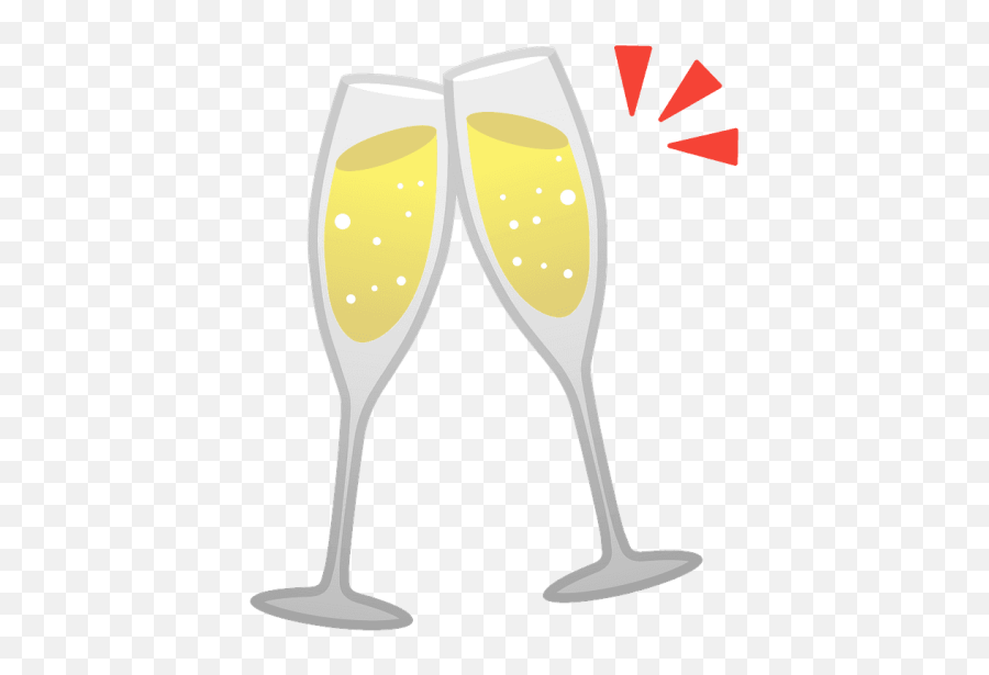Clinking Glasses Emoji - Meaning,Champagne Emoji Copy Paste