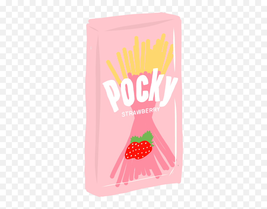 Pocky Strawberrypocky Snack Sticker - Household Supply Emoji,Pocky Emoji