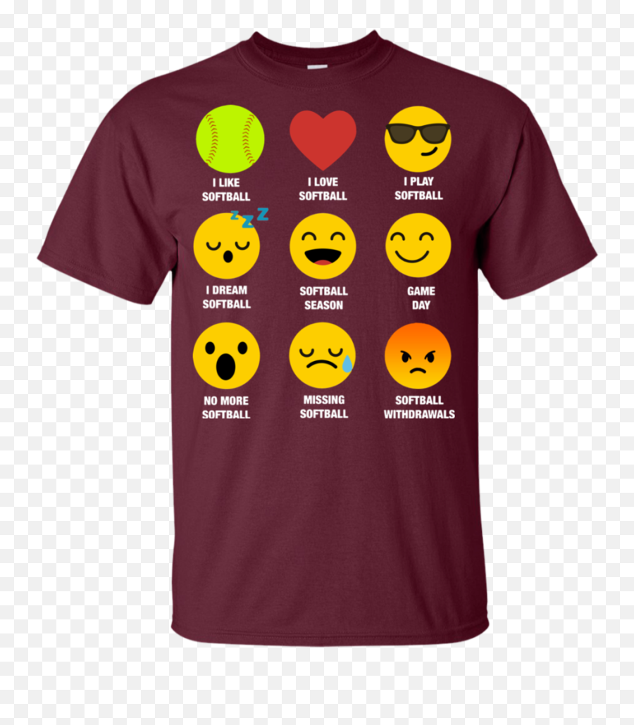 I Love Softball Emoji Emoticon Team - Dope Bear T Shirts,Lil Pump Emoji