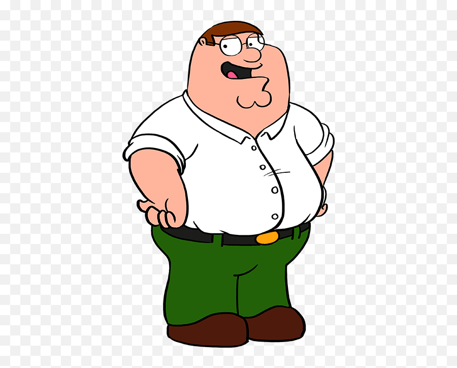 To Draw Peter Griffin From Family Guy - Peter Griffin Transparent Emoji,Peter Griffin Emoji