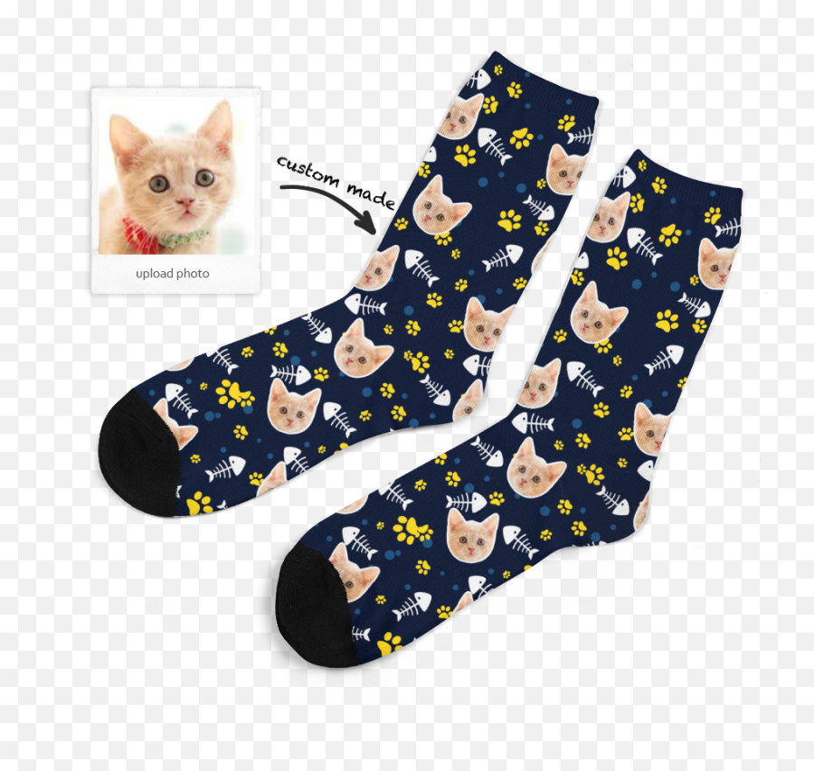 Iespju Nezle Pt Custom Made Socks - Cat Supply Emoji,Emoji Socks Wholesale