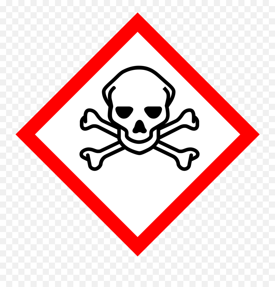 Hazard Symbol - Wikipedia Crossbones And Skull Symbol Emoji,Acnl Emotions