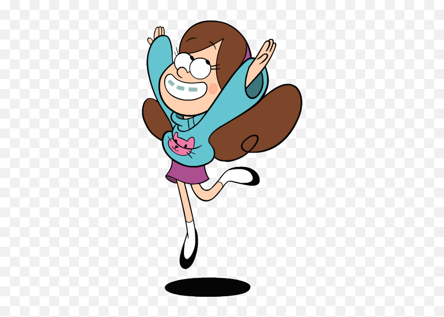 Mabel Pines Dipper Pines Wendy Bill Cipher - Gravity Falls Gravity Falls Mabel Jumping Emoji,Gravity Falls Emoji