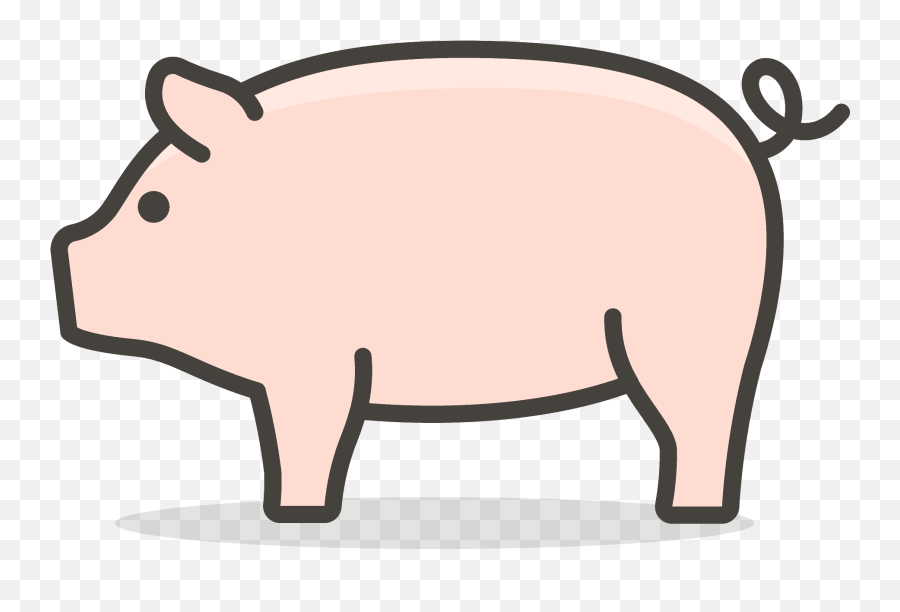 Pig Emoji Clipart - Pig Icon Png,Piggy Emoticons