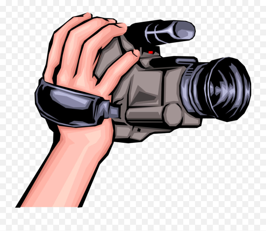 Hand Holding Gun Png - Vector Illustration Of Hand Holding Hands Holding Video Camera Emoji,Video Camera Emoji Png